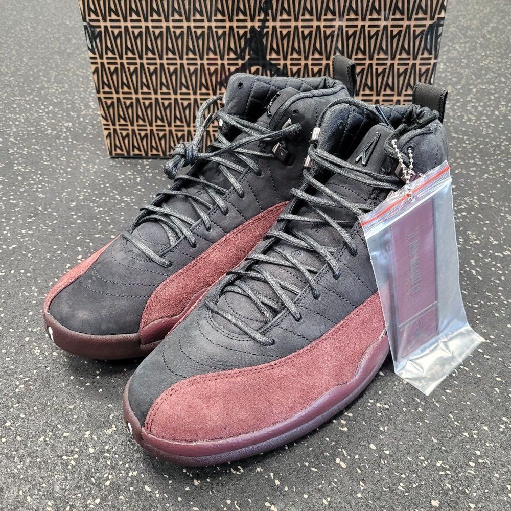 Air Jordan 12 A Ma Maniere Black 10.5W / 9M- DV6989-001